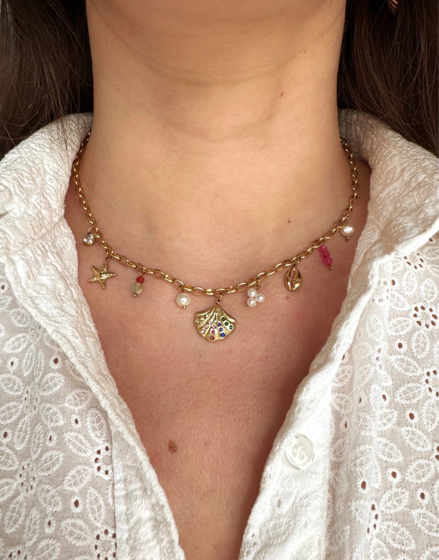 Collier breloques Audierne